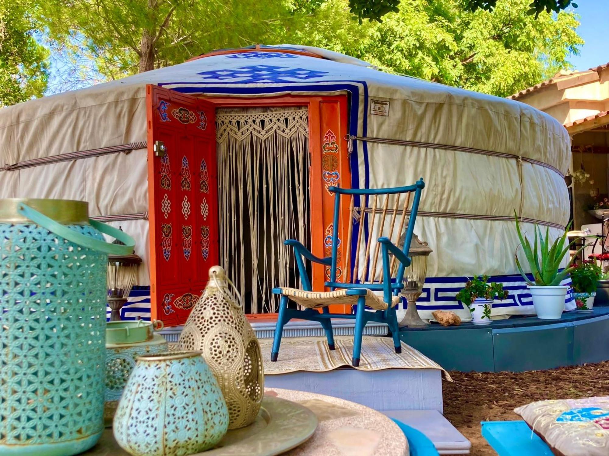 Yurta Arco Iris Hotel Riba Roja De Turia Bagian luar foto